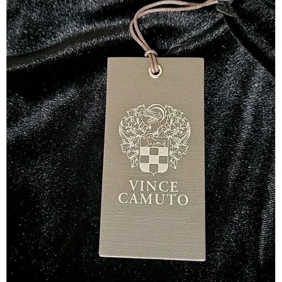 Vince Camuto Womens Plus 2X Velvet Open Front Chic Cardigan layer Black New $79 - Picture 7 of 7